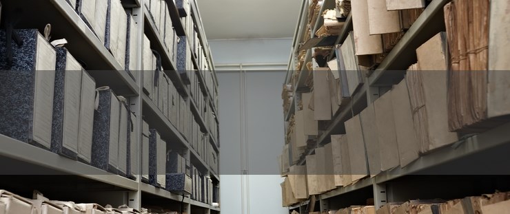 Banner - archivní regály