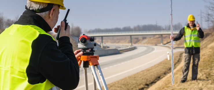 Banner stavba dálnice