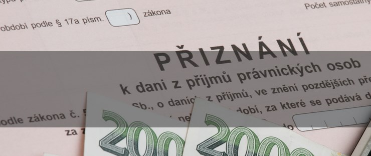Banner - daň z příjmů PO