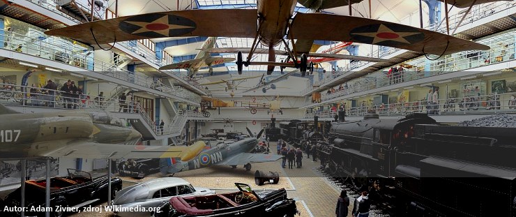 Banner - Národní technické muzeum interiér