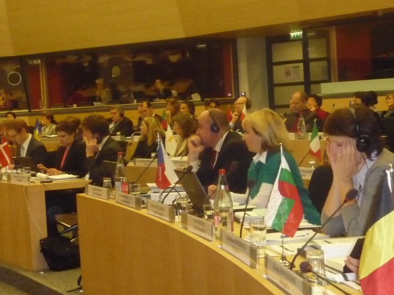 President of SAO Dohnal and Director of Department of International Relations Müllerová