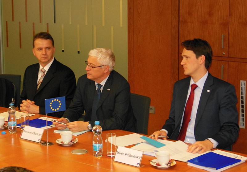 Jan Michal, Giovanni Kessler and Martin Příborský (from left)