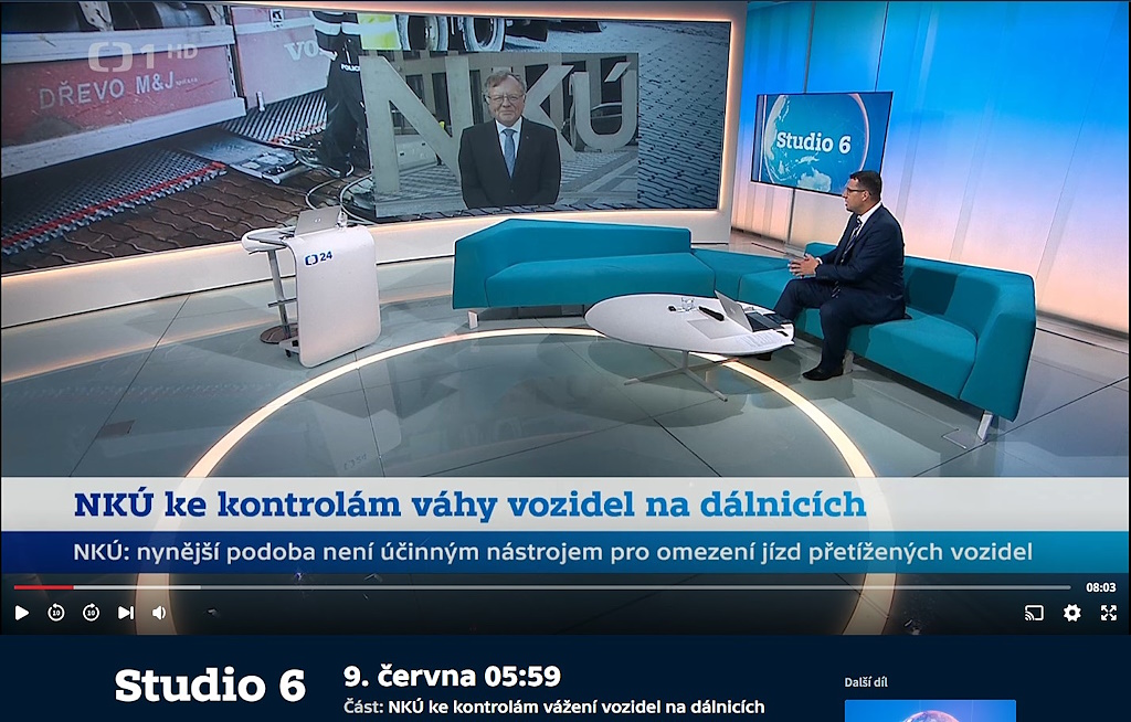 Vysílání ČT 9.6.2025