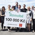 Slavnostní vyhlášení výsledků charitativního projektu Remobil